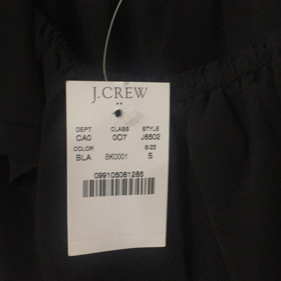 J Crew Ruffle Convertible On/Off Shoulder Blouse - Picture 7 of 8